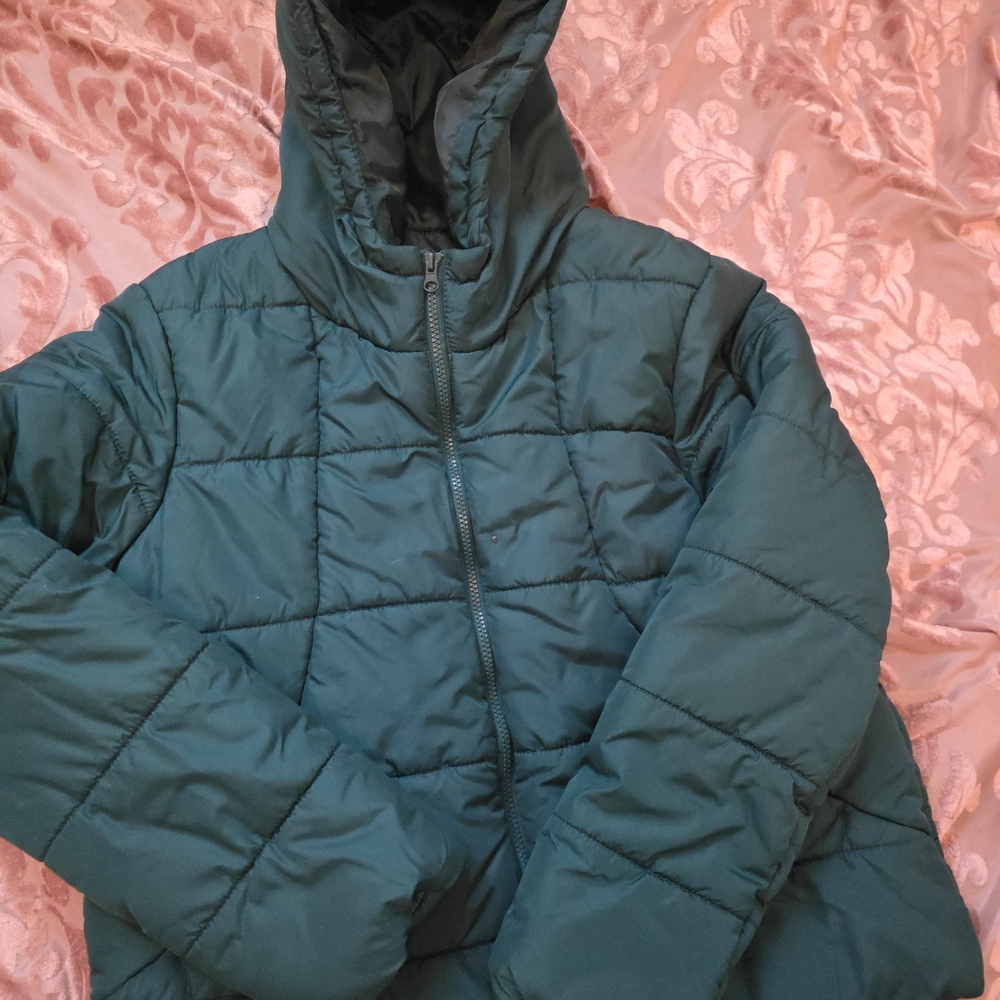 Me Jane Green Puffer Jacket